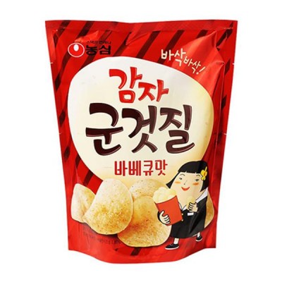 농심)(5봉지) 감자 군것질 바베큐맛70g